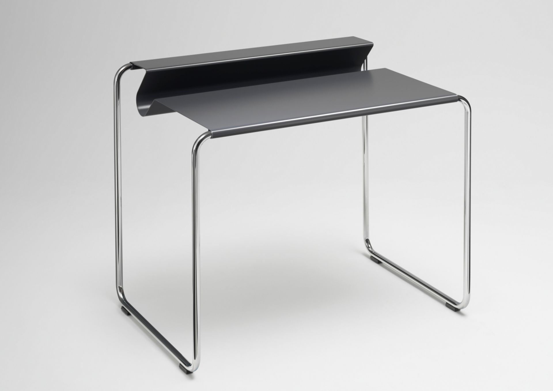 PS07 Secretary black/chrome-plated Müller Möbelfabrikation - QUICK SHIP